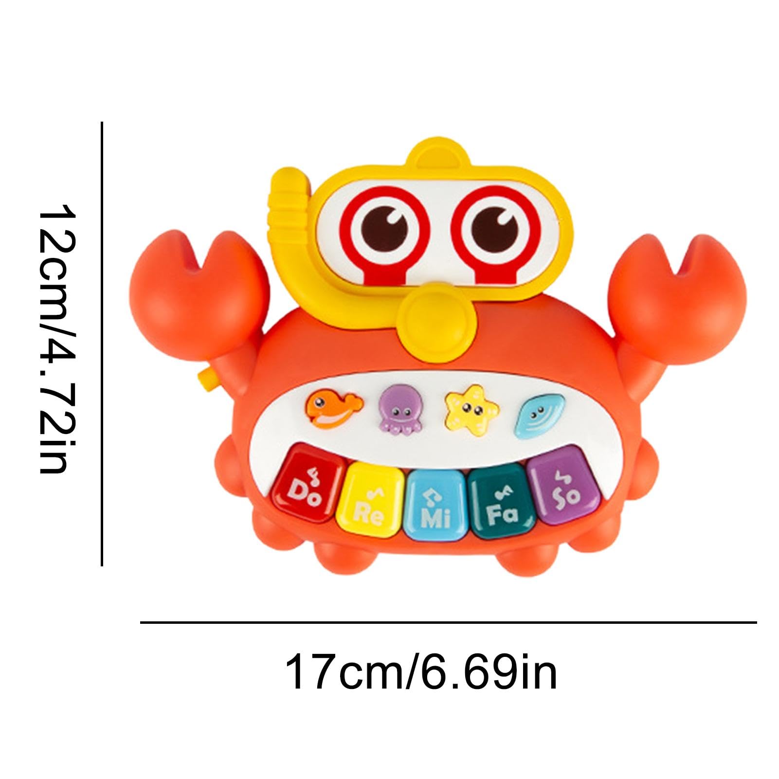 Baby Piano Toy - Interactive Musical Keyboard for Toddlers with Light-Up Keys | Safe & Educational Learning Toy for Infants | Perfect for Early Childhood Development & Sensory Play