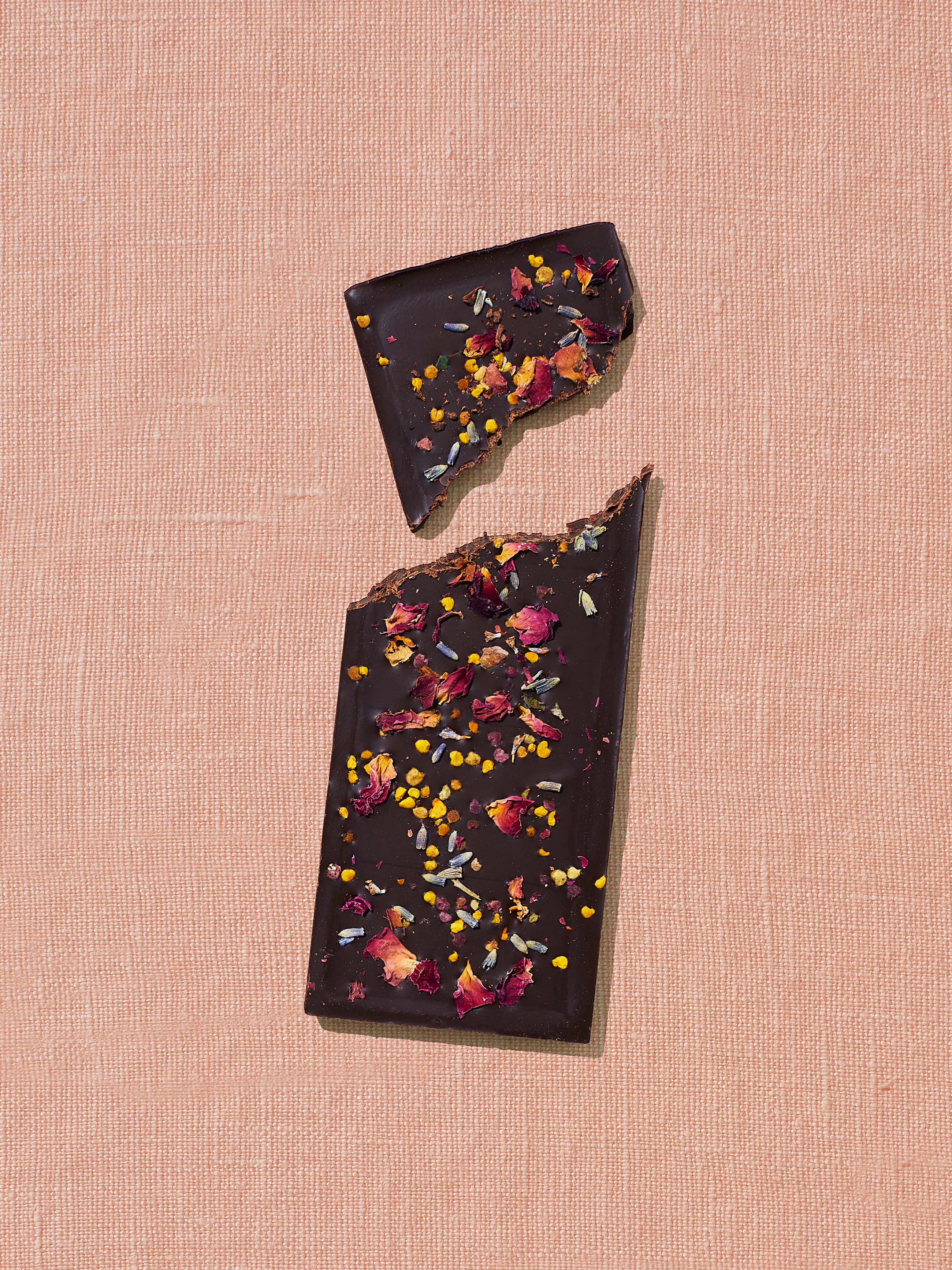 Organic Lavender Rose Infused Dark Chocolate with Natural Sweeteners - Perfect for Romantic Dates, Gifts & Relaxation Moments