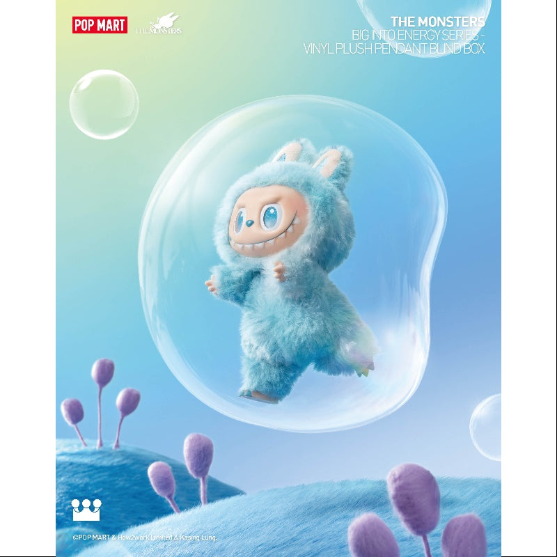 Labubu The Monsters Big into Energy Series Vinyl Plush Pendant Hope - Cute Collectible Plush Keychain for Anime Fans, Kawaii Gift for Kids & Adults | Perfect for Backpacks, Keyrings & Cosplay Accessories