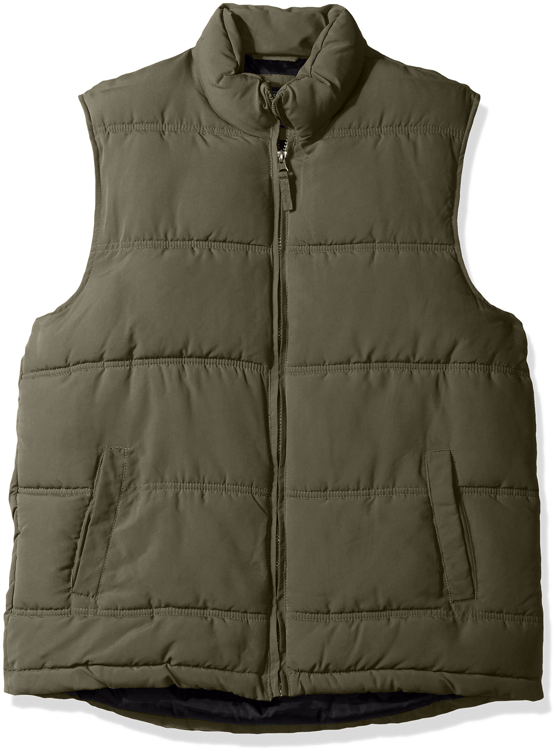 Smith's Workwear Men's Microfiber Puffer Bubble Vest - Lightweight Insulated Jacket for Outdoor Work & Winter Activities | Cold Weather Gear for Construction, Hiking & Casual Wear