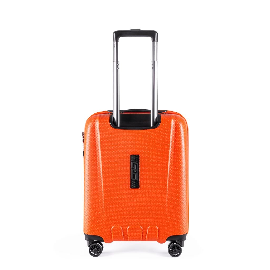 Epic GTO 5.0 55cm Lightweight Carry-On Suitcase in Neon Orange - Perfect for Air Travel & Weekend Getaways