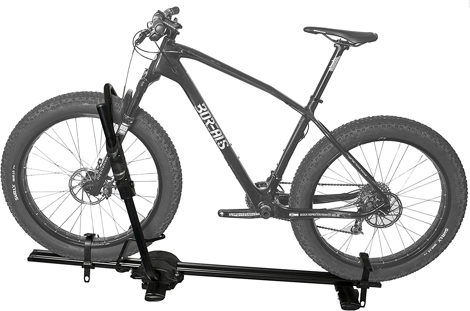 RockyMounts Tomahawk Upright Roof Bike Rack - Heavy Duty Bicycle Carrier for Cars, SUVs & Trucks - Perfect for Road Trips, Mountain Biking & Outdoor Adventures