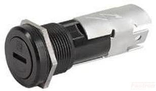 Shock Safe Fuse Holder 5x20mm with Slotted Cap - 4W/16A, IP40/IP67 Rated - Ideal for Electrical Panels, Automotive, and Industrial Equipment Protection