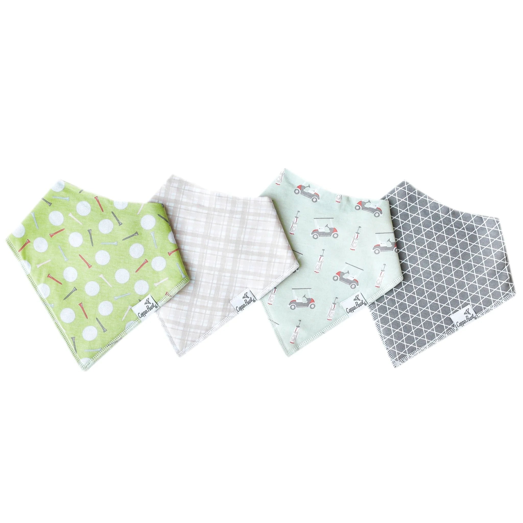 Soft Organic Cotton Baby Bandana Bibs - 3 Pack Drool Bibs for Newborns & Infants - Cute & Absorbent for Feeding, Teething, and Everyday Use