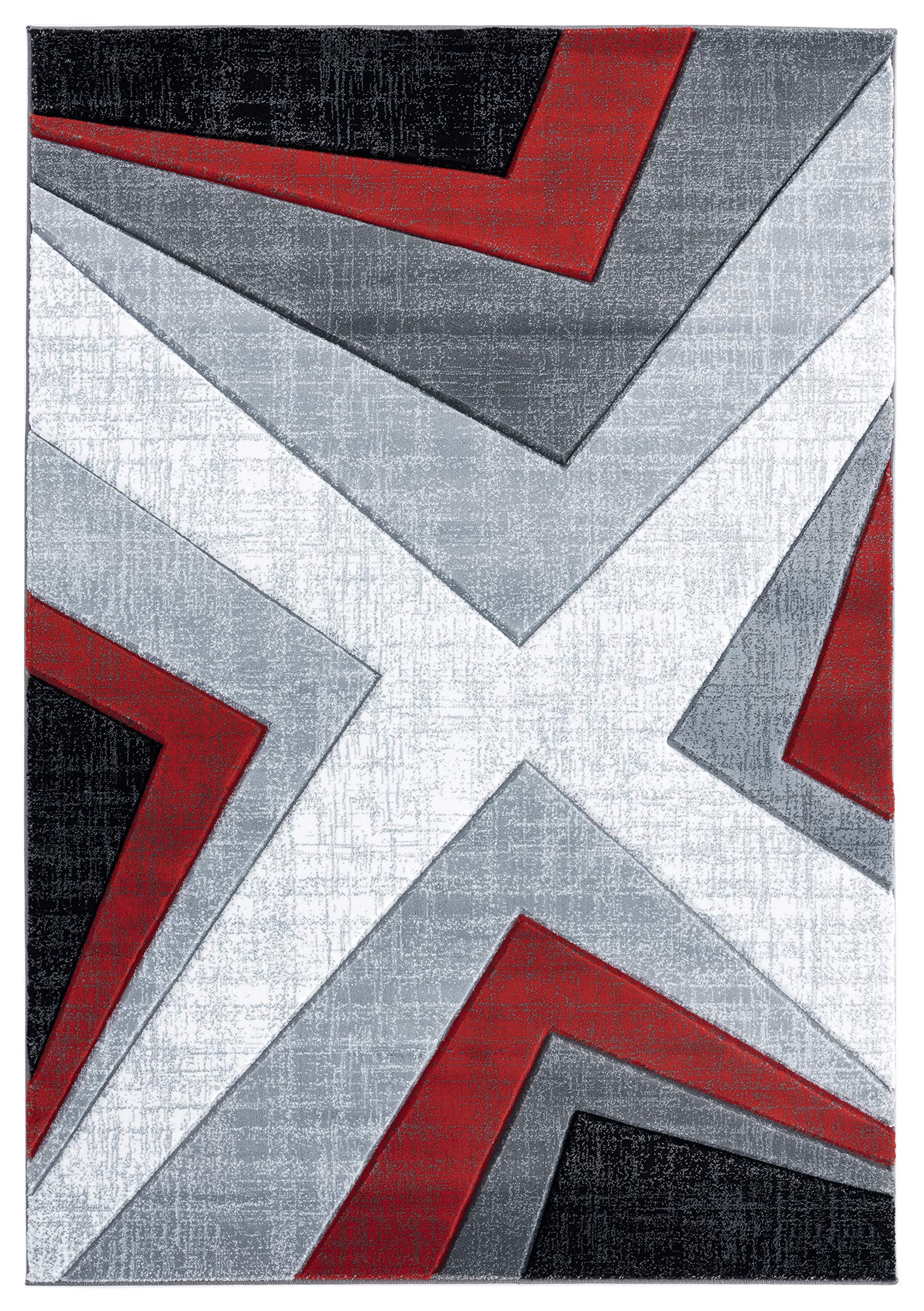 United Weavers of America Bristol Zine Red Area Rug 5'3