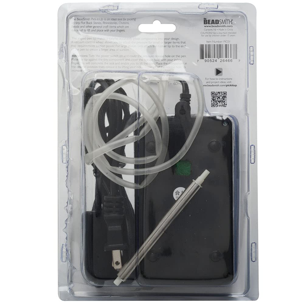 The Beadsmith Pick Up Vacuum for Flatback Beads & Small Parts - Jewelry Making Tool