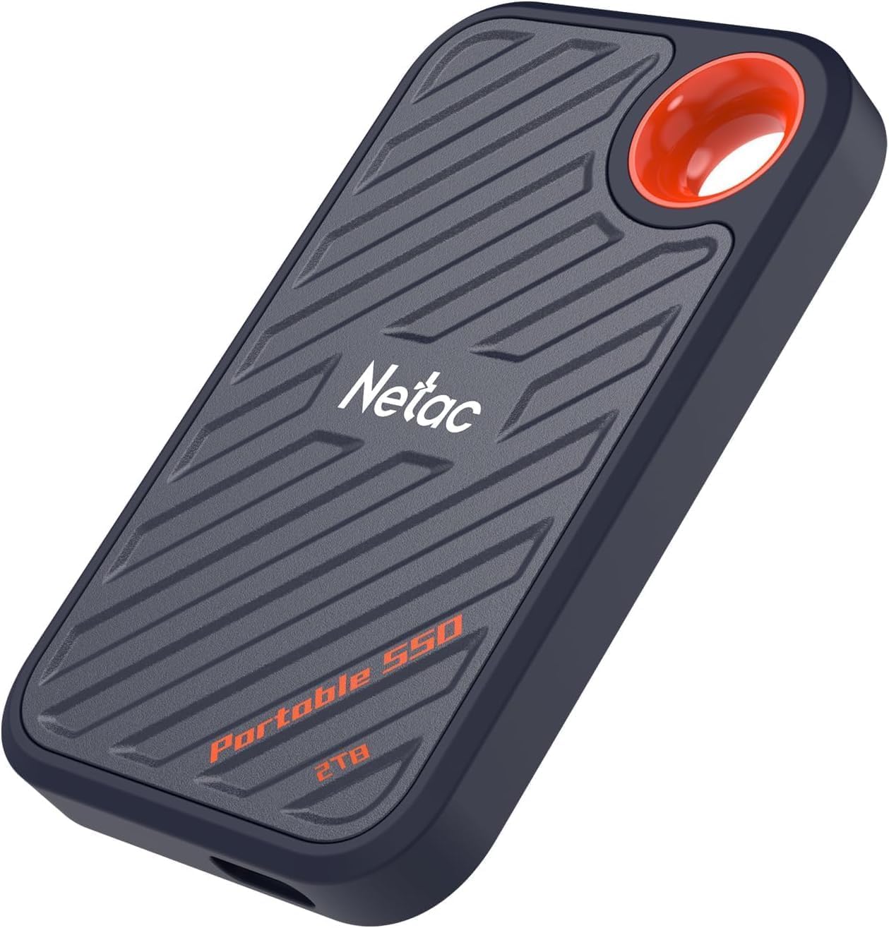 Netac 2TB Extreme Portable SSD - Ultra Fast External Solid State Drive with 2000MB/s Read & 1700MB/s Write Speed, USB 3.2 Gen 2, Plug & Play - Perfect for Business Travel, Gaming, Video Editing & Data Backup (Model ZX20)