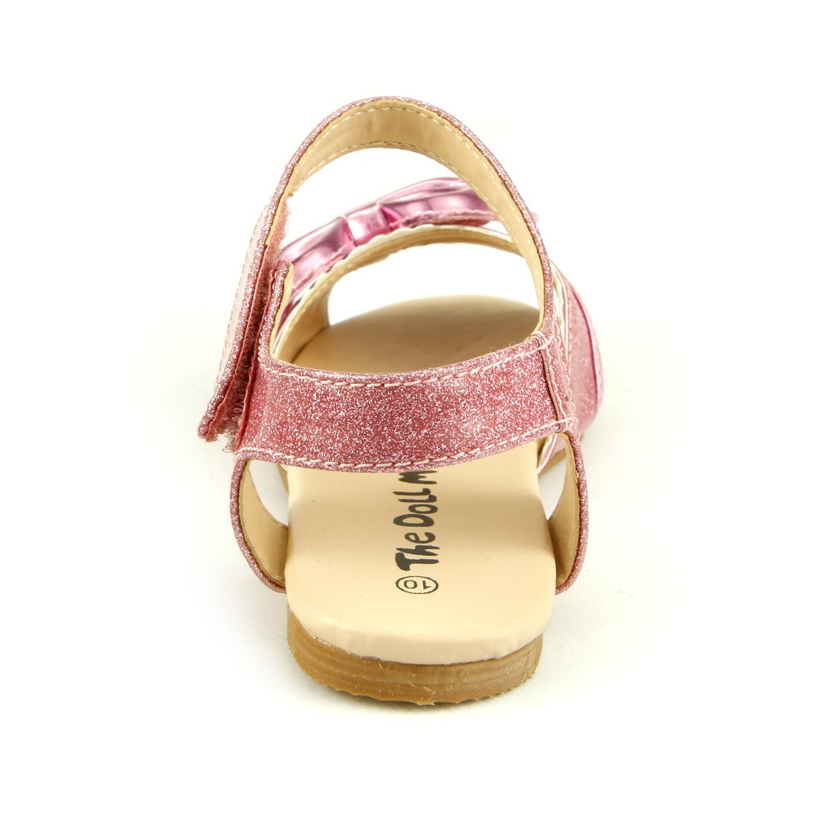 The Doll Maker Metallic Pink Open Toe Sandals - Women's Fashion Summer Casual Shoes for Beach, Party & Outdoor Wear