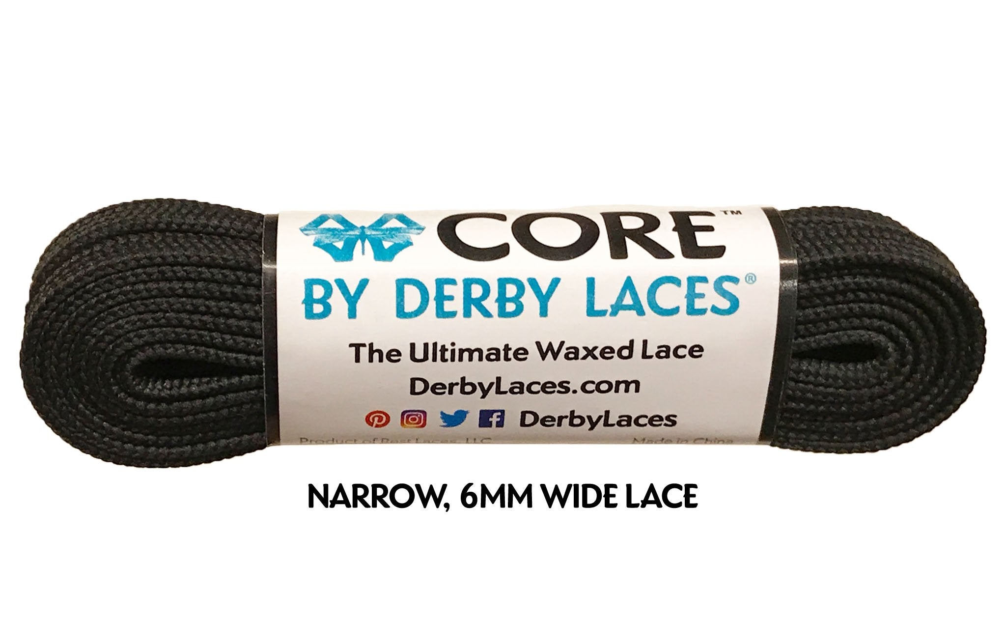 Derby Roller Skate Laces 72 Inch - Premium Core Skate Shoe Laces for Roller Derby, Artistic Skating & Rink Skating - Durable Nylon Laces for Roller Skates & Quad Skates