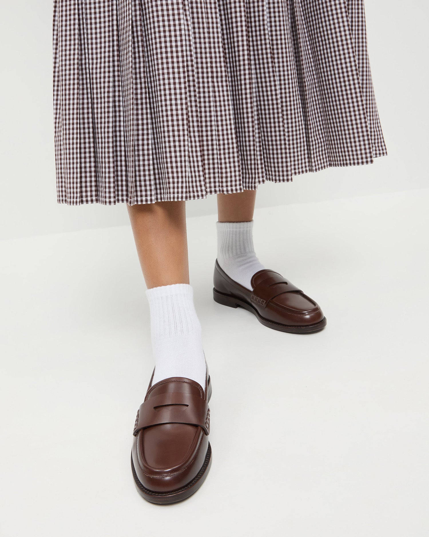 Rachel Women's Genuine Leather Espresso Loafers - Comfortable Slip-On Shoes for Work, Office & Casual Wear
