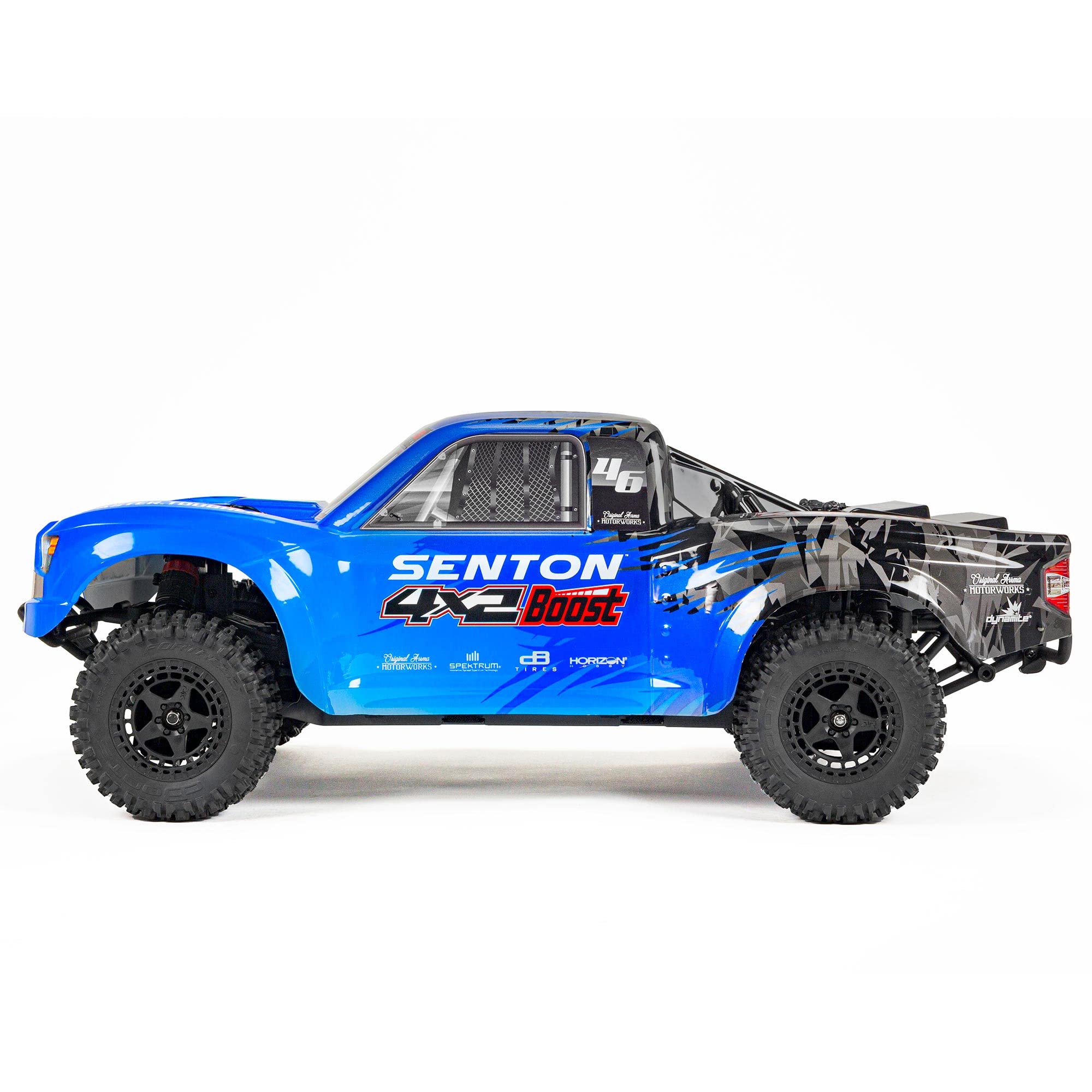 ARRMA 1/10 SENTON 4X2 Boost MEGA 550 Brushed Short Course RC Truck RTR with Battery & Charger - Blue (ARA4103SV4T2) | Ready-to-Race Off-Road RC Car for Adults & Kids | Perfect for Backyard Racing, Off-Road Adventures & RC Hobby Enthusiasts