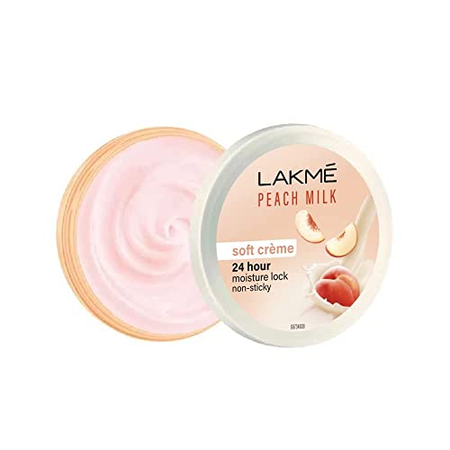 Peach Milk Soft Creme - Lightweight 24H Moisture Lock Face Cream, 200g - Hydrating & Nourishing for Dry Skin, Day & Night Use
