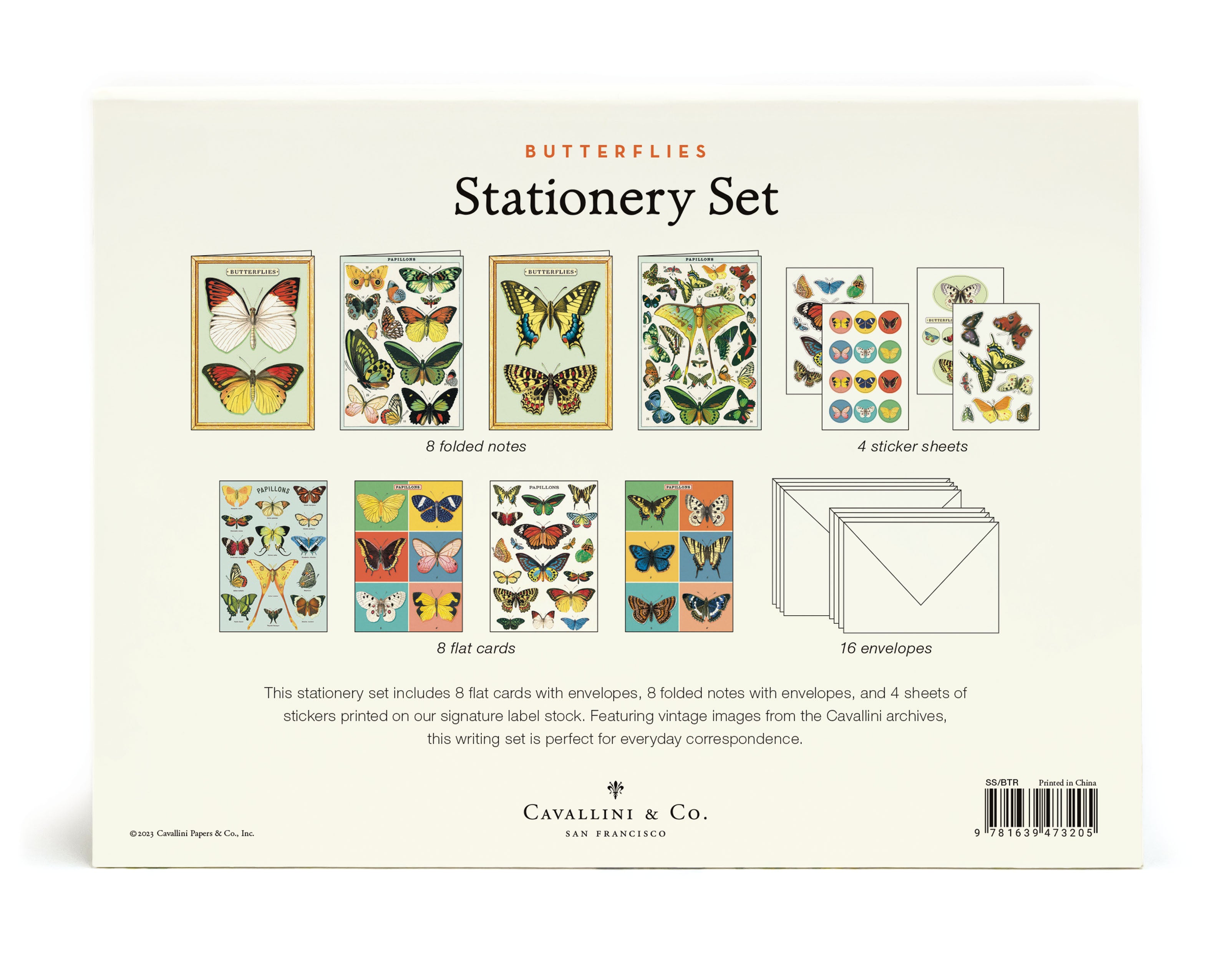Butterfly Themed Stationery Set - 50pcs Colorful Notepads, Stickers & Envelopes for Journaling, Scrapbooking & Gift Wrapping