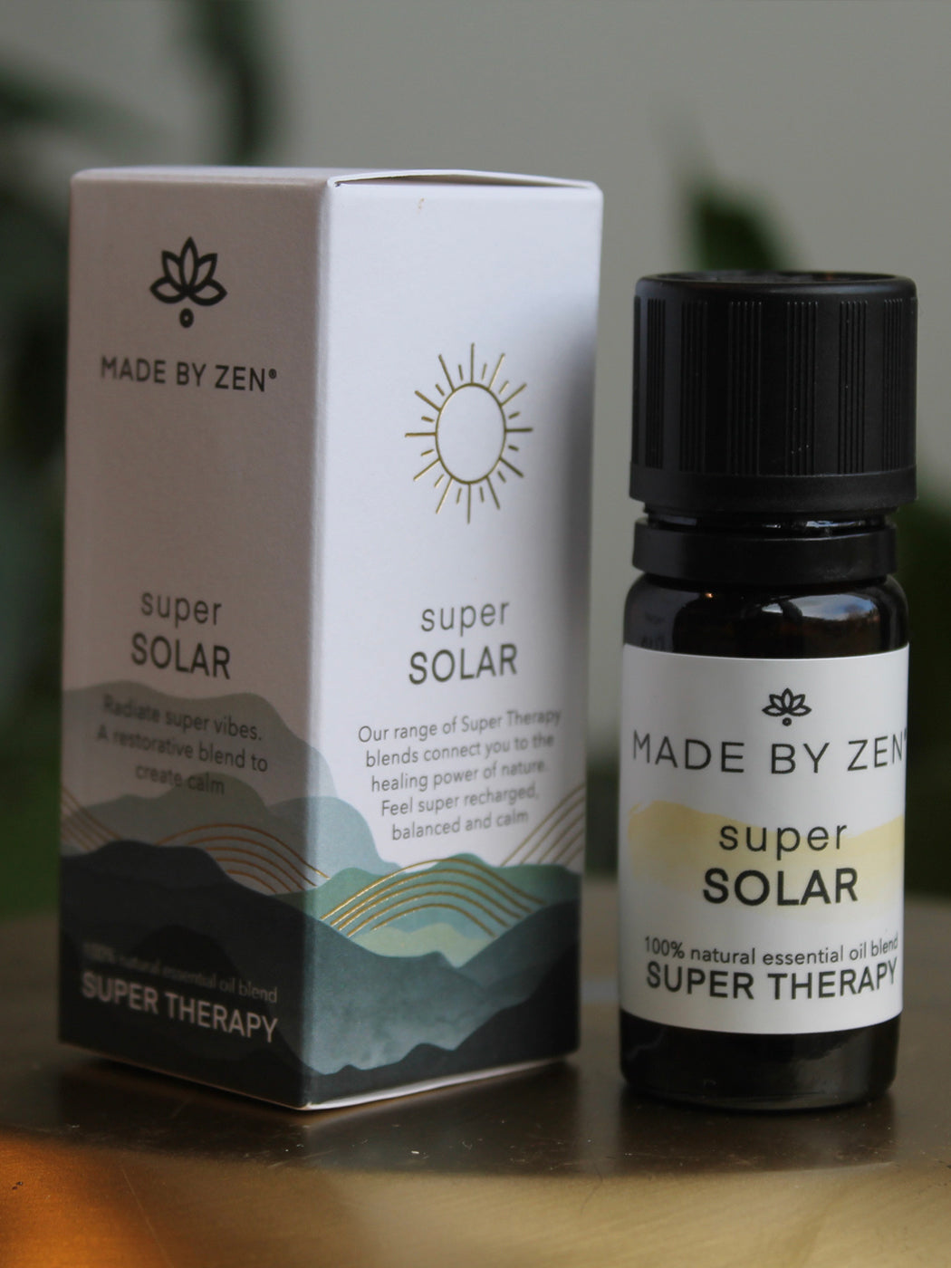 Made By Zen Super Therapy Oil - Natural Solar Relief for Skin & Hair | Perfect for Massage, Aromatherapy & Sun Care