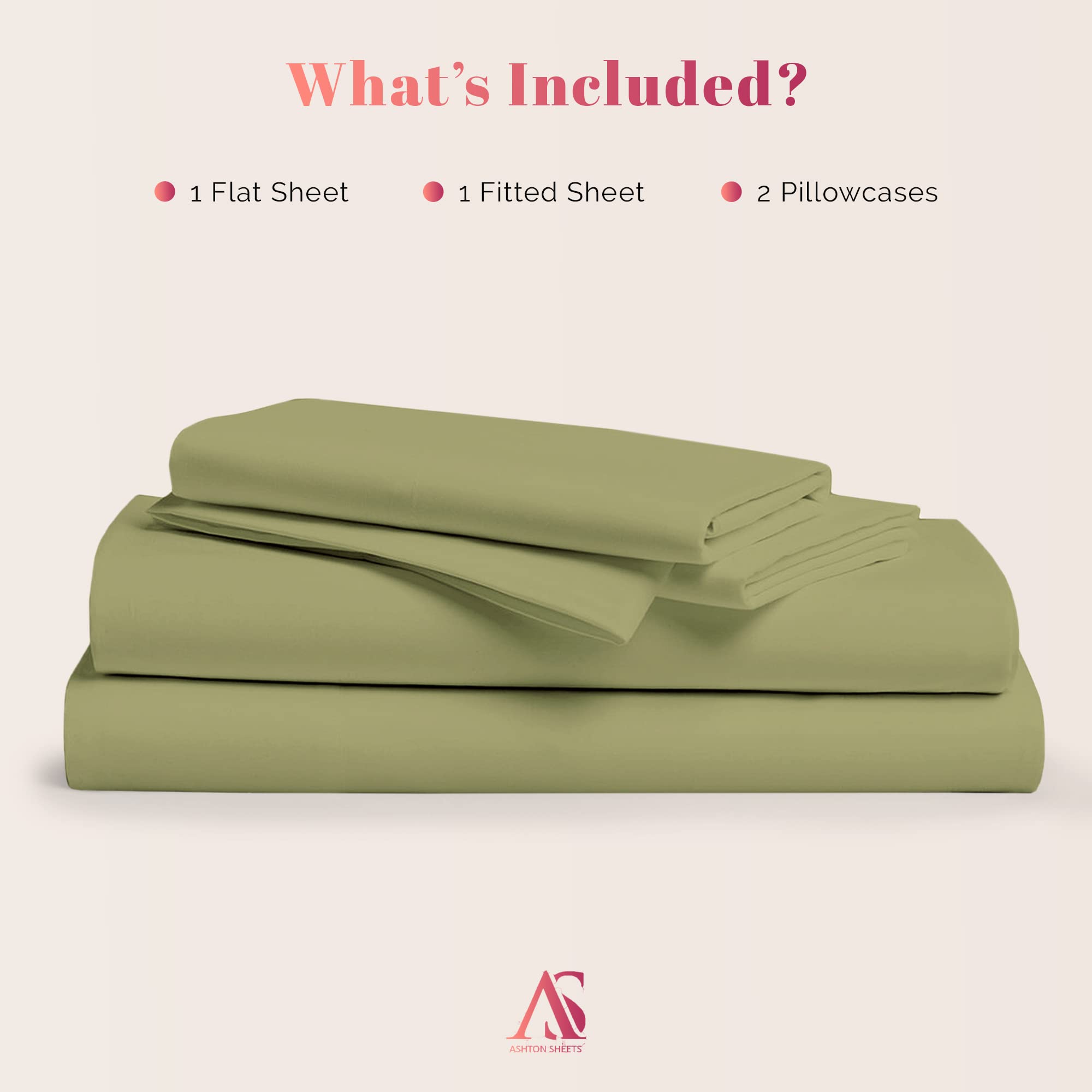 Luxury 100% Egyptian Cotton King Size Sheets - 1000 Thread Count, 4-Piece Set, Cooling & Breathable, 16