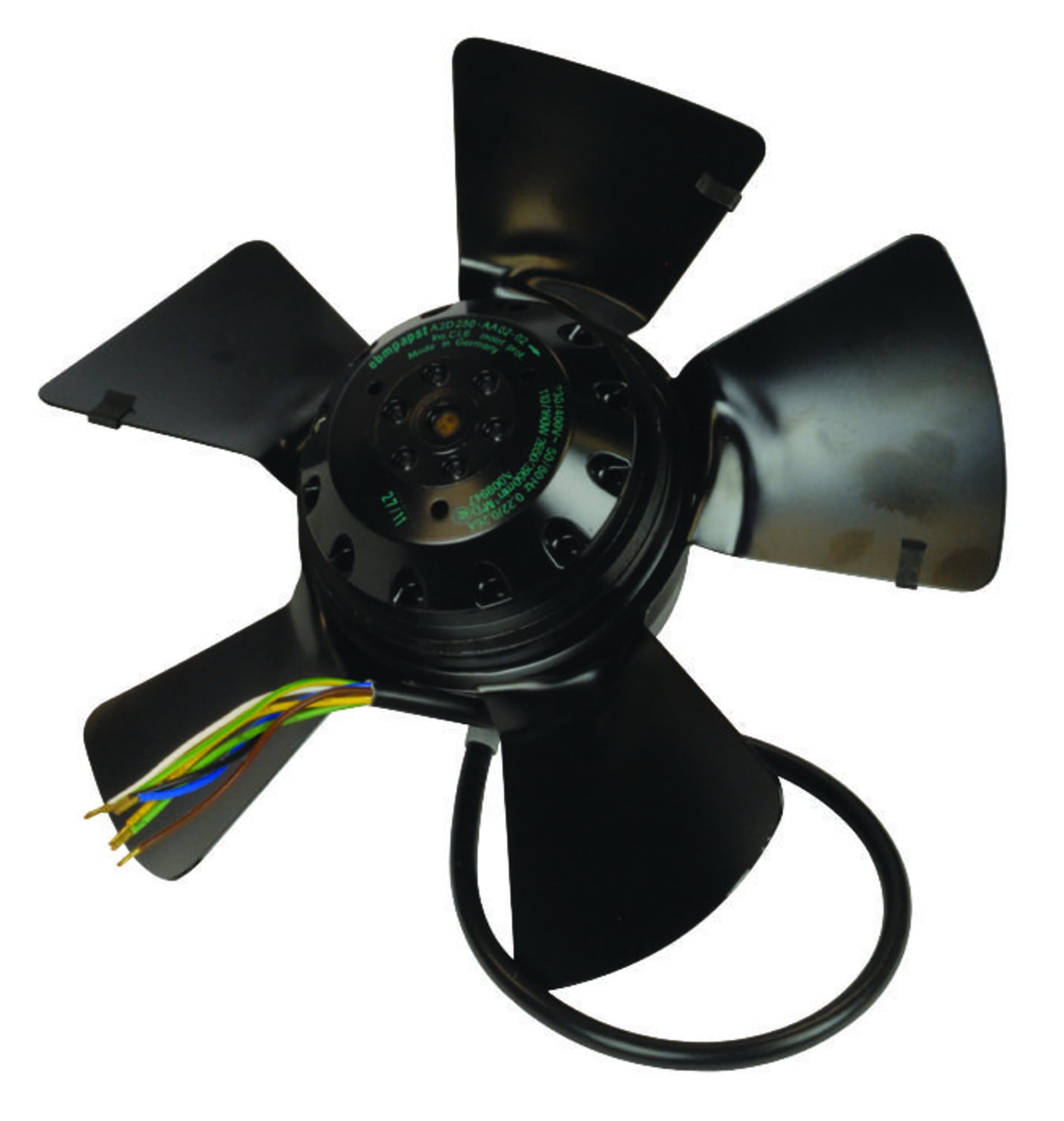 EBM PAPST A2D250-AA02-02 400VAC Axial Cooling Fan, 260mA - Industrial Equipment, HVAC Systems, Server Rack Cooling