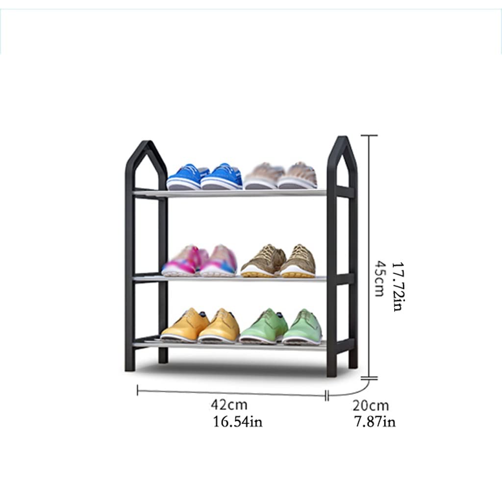 Modern Multi-Layer Shoe Rack | Space-Saving Shoe Storage Organizer | Blue Shoe Cabinet for Home & Entryway | Easy Assembly Shoe Shelf for Closet & Bedroom Organization