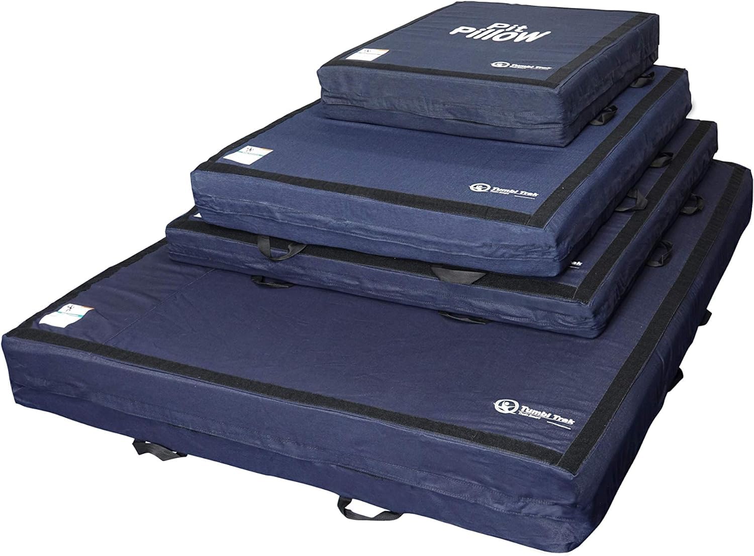 Tumbl Trak Pit Pillow Soft Mat with Denim Cover - Gymnastics Training Mat for Home & Gym Use - Perfect for Tumbling, Cheerleading & Yoga Practice