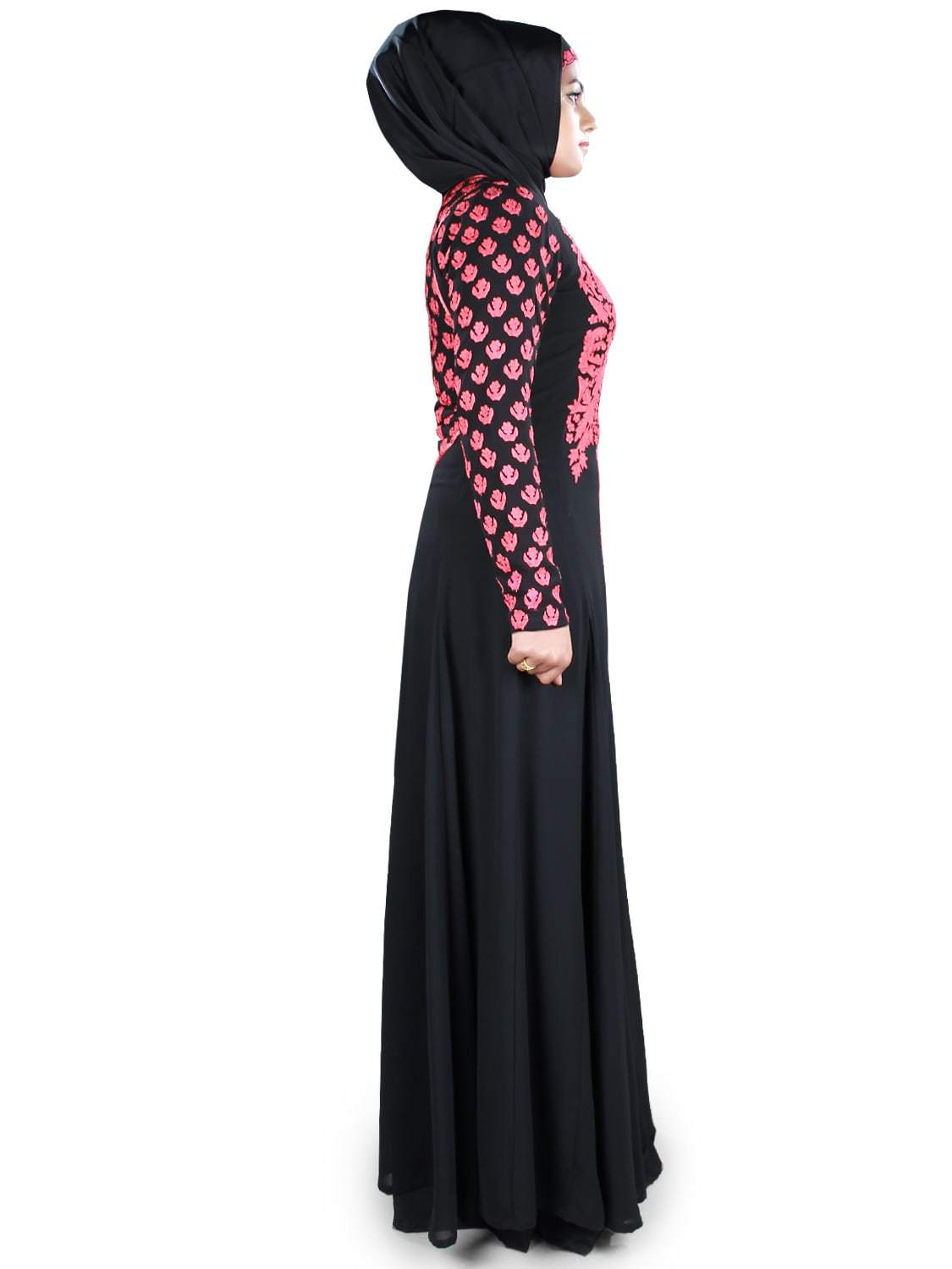 Elegant Alishba Abaya - Modest Muslim Women's Prayer Dress - Perfect for Prayer, Mosque, and Special Occasions
