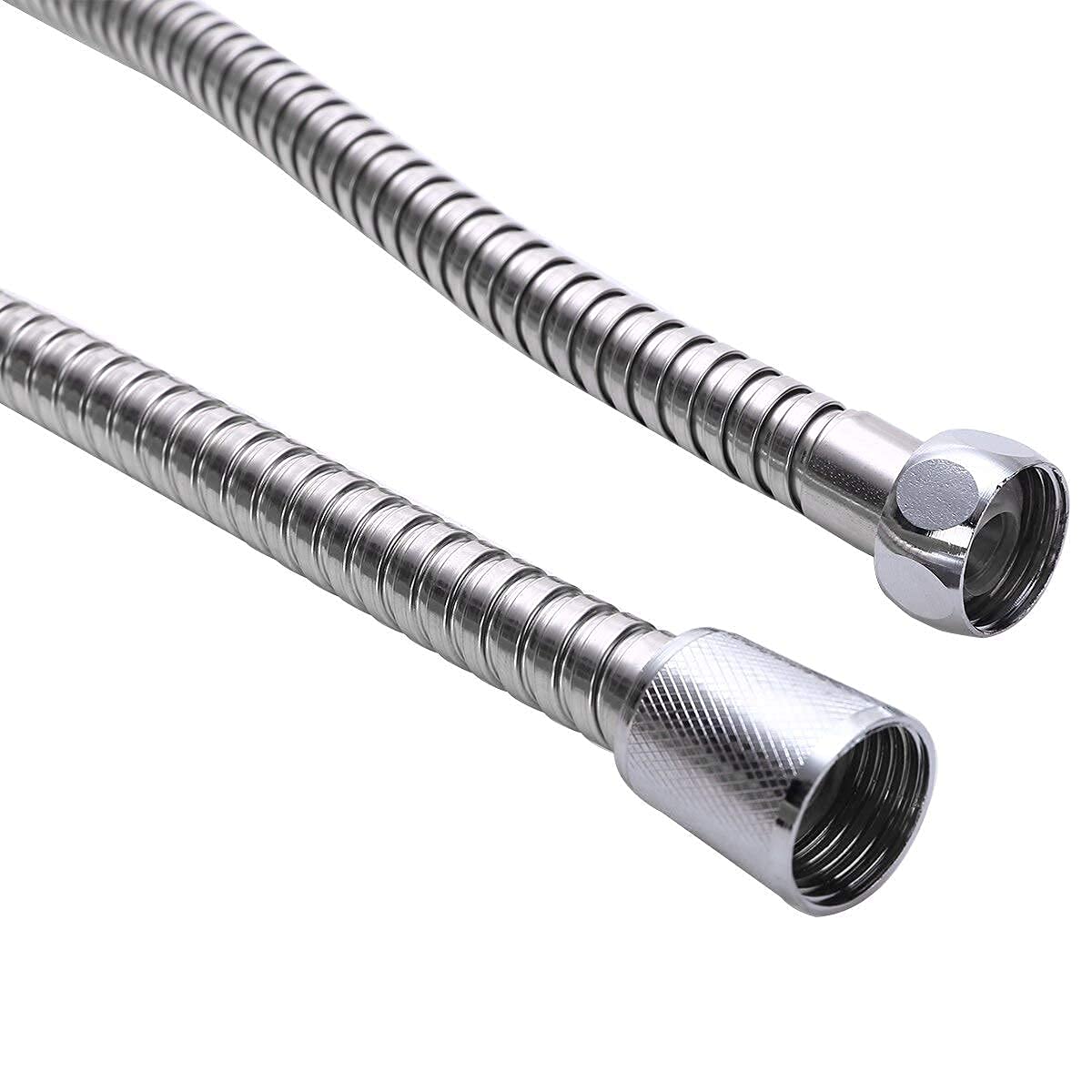 5-Mode Adjustable Chrome Shower Head with Hose - High Pressure, Water Saving, Large Rainfall Showerhead for Bathroom & Spa Relaxation
