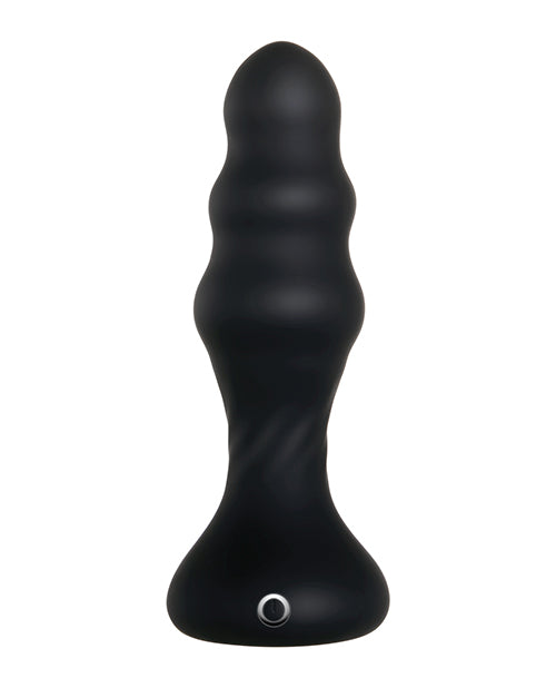 Premium Rechargeable Remote Control Anal Vibrator for Men & Women - Black Silicone Backdoor Banger - Perfect for Couples Play & Solo Pleasure