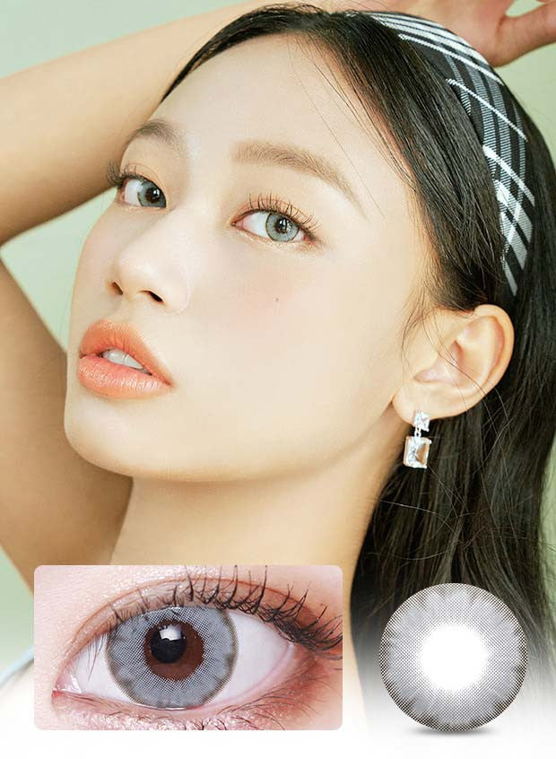 Wonder Eye Gray (10pcs) - Natural Looking Daily Wear Contact Lenses for Enhanced Eye Color | Perfect for Cosplay, Halloween, and Special Events