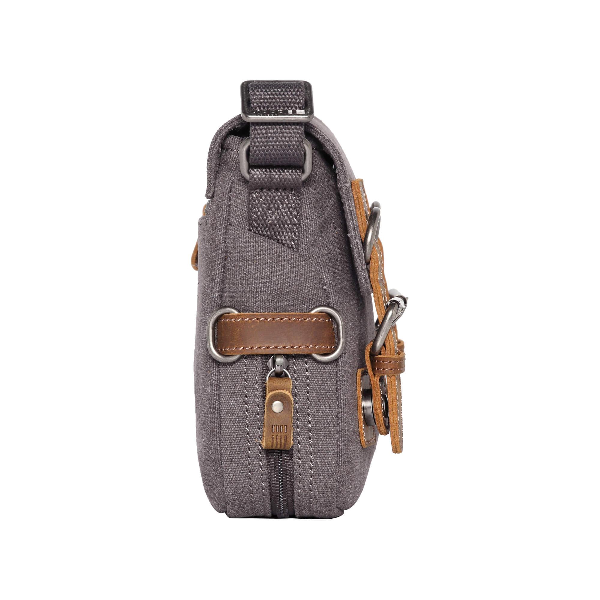 Troop London Classic Canvas Crossbody Bag - Stylish & Durable Travel Bag for Men & Women | Perfect for Daily Commute, Weekend Trips & Outdoor Adventures