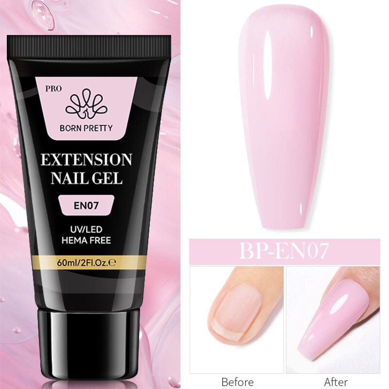 Born Pretty Poly Gel in a Tube - Professional Nail Extension & Repair Kit for DIY Manicures at Home, Salon-Quality Nails for Parties, Weddings & Special Occasions