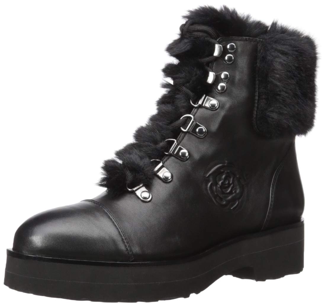 Taryn Rose Women's Veronica Fashion Boots - Black Leather Ankle Boots, Size 7 M US Medium - Comfortable & Stylish for Work, Travel & Night Out
