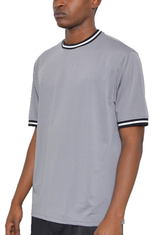 Soft Micromesh Round Neck T-Shirt for Men & Women - Breathable Comfort Fit Casual Tee - Perfect for Gym, Yoga, Running & Everyday Wear