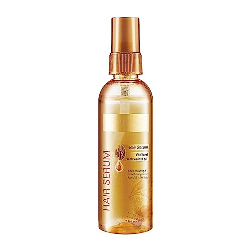 Silk Hair Serum for Smooth & Shiny Locks - Pack of 1 | Nourishing Hair Treatment for Daily Hydration & Frizz Control - Perfect for Damaged, Dry, or Curly Hair at Home or On-the-Go