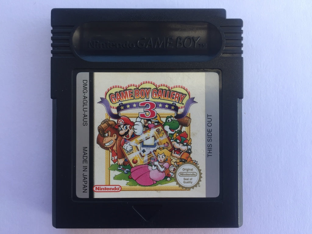 Original Gameboy Gallery 3 Game Cartridge - Classic Nintendo GB Game for Retro Gaming Enthusiasts | Perfect for Collectors & Vintage Gaming Sessions