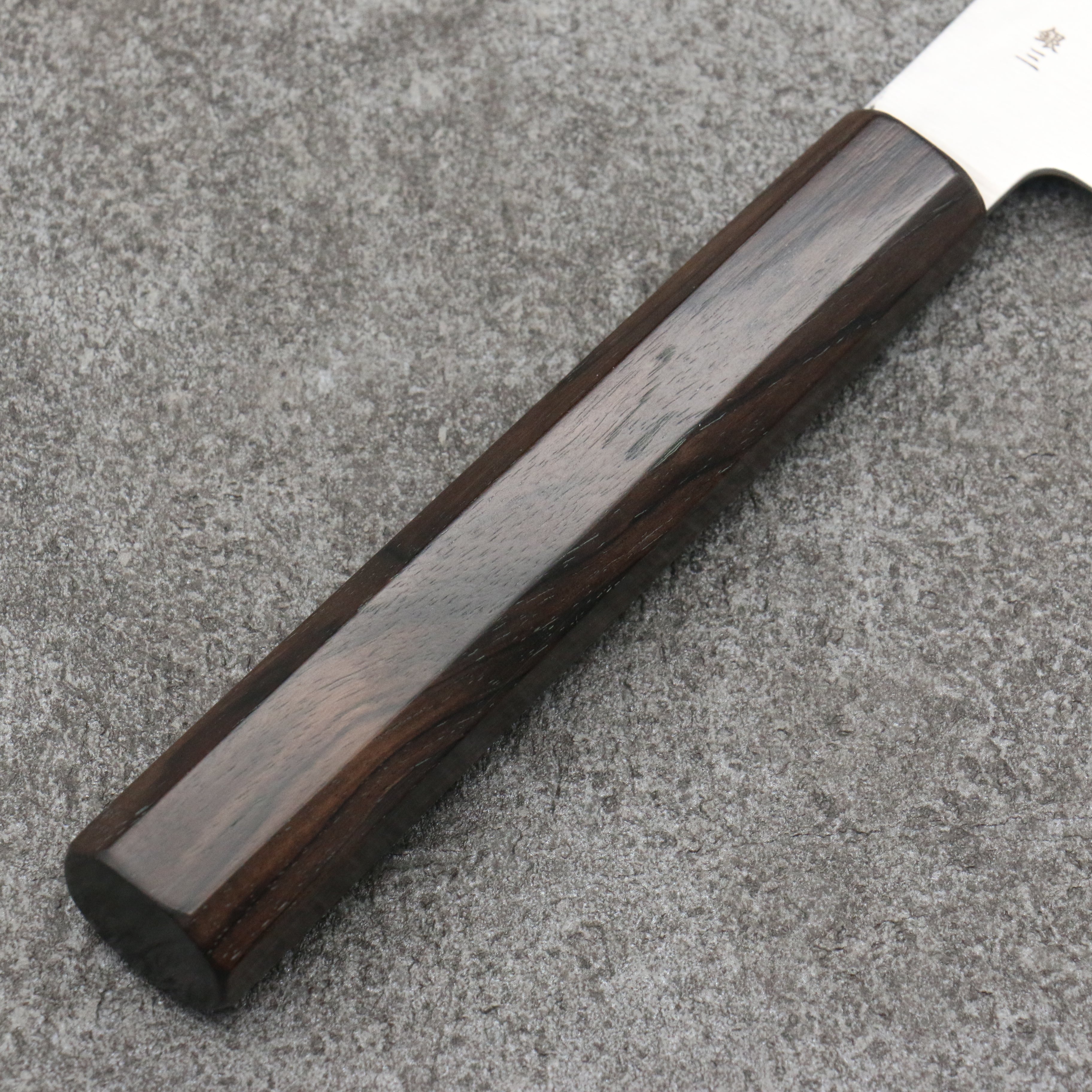 Premium Seisuke Silver Steel Kiritsuke Petty Utility Knife 150mm - Japanese Chef Knife with Ebony Wood Handle - Perfect for Slicing, Dicing & Precision Cutting in Professional Kitchens & Home Cooking