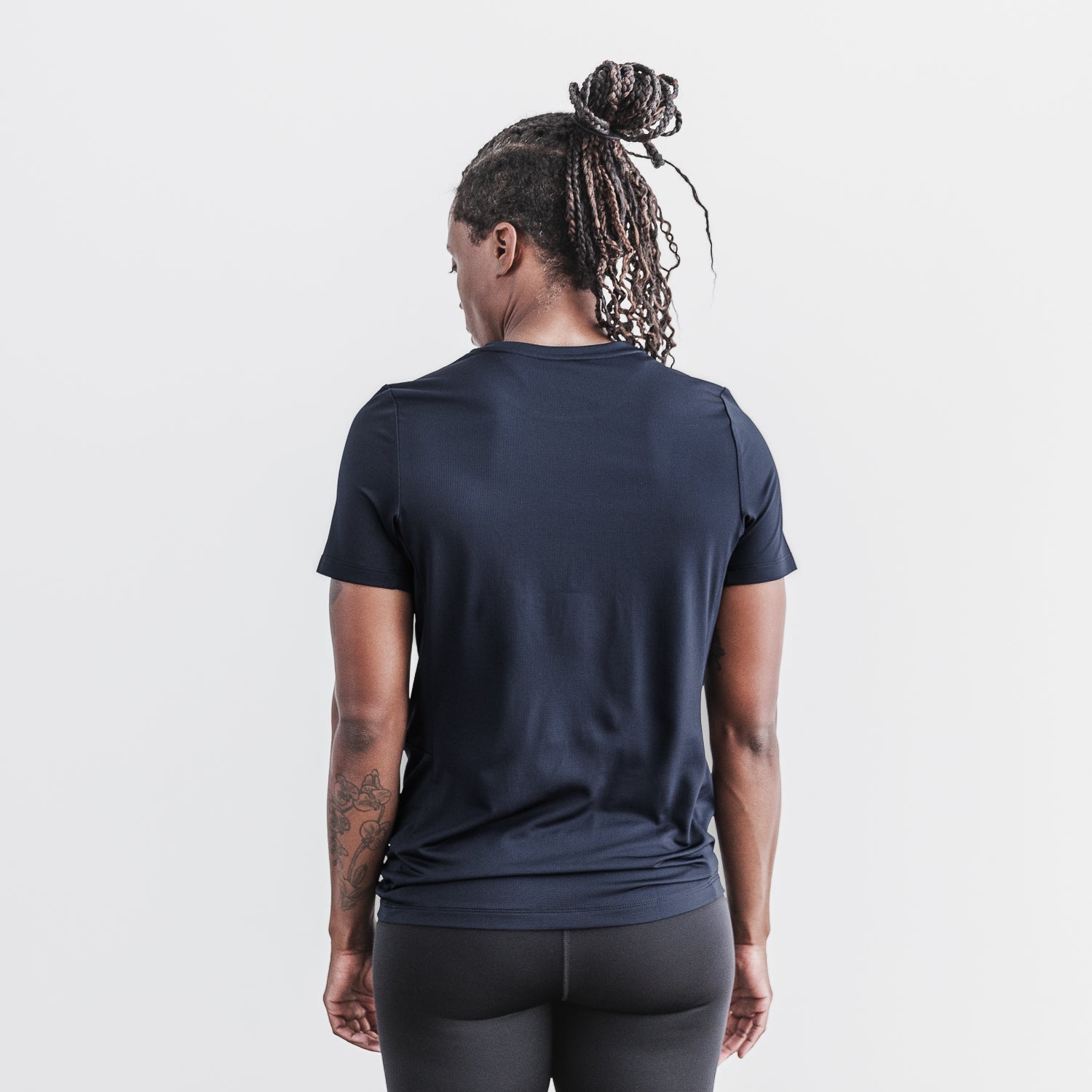 Deltapeak® Women's Micro Textured Tee - Soft & Breathable Short Sleeve T-Shirt for Casual Wear, Workouts & Everyday Comfort