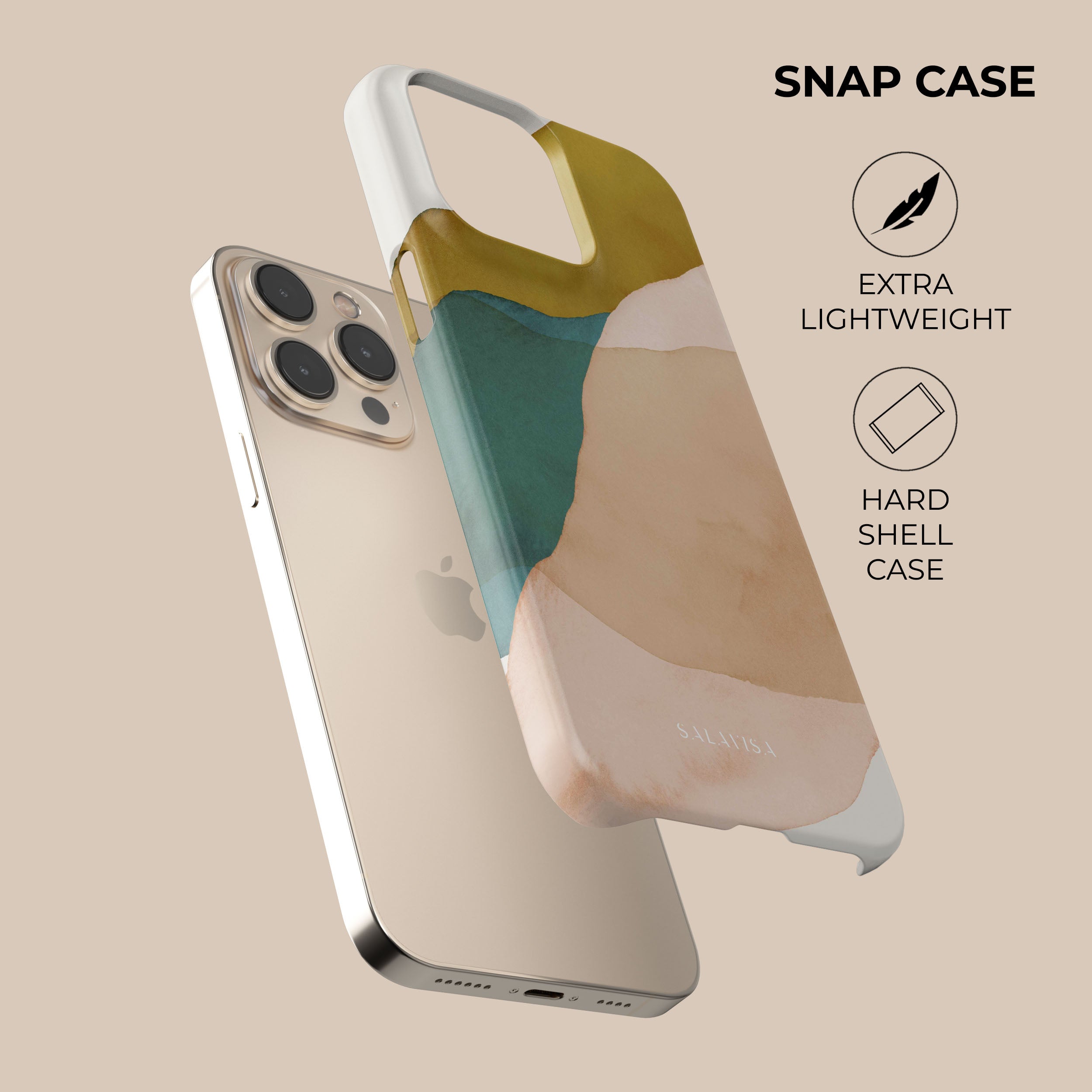 Eco-Friendly Pale Sage Phone Case - Slim Protective Cover for iPhone & Android - Perfect for Everyday Use, Travel & Outdoor Activities