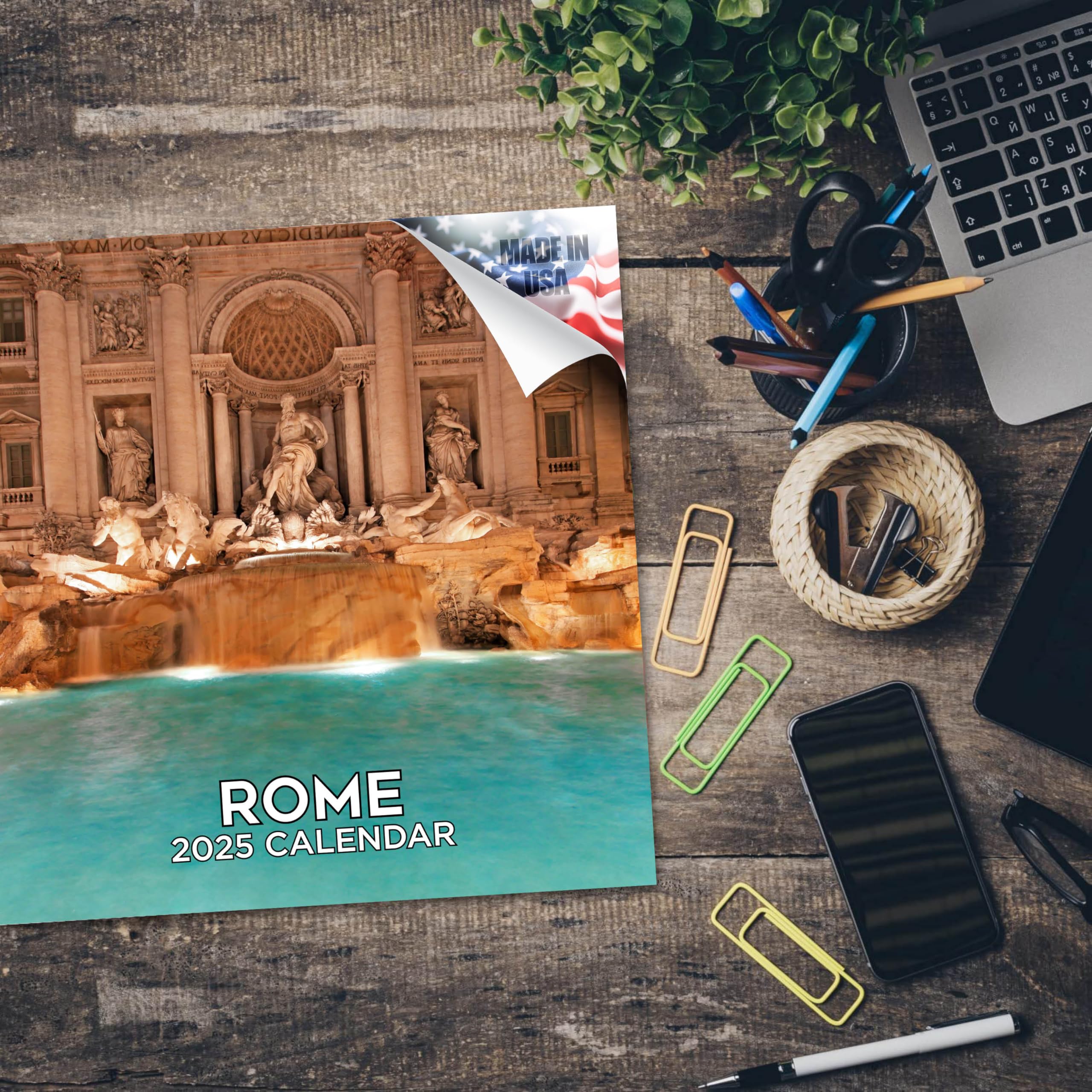 2024-2025 Rome Travel Wall Calendar - 12
