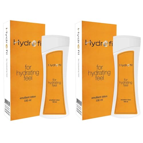Hydrofil Emollient Lotion 100ml (Pack of 2) - Ultra Hydrating Moisturizer for Dry & Sensitive Skin | Perfect for Daily Use at Home, Office & Travel