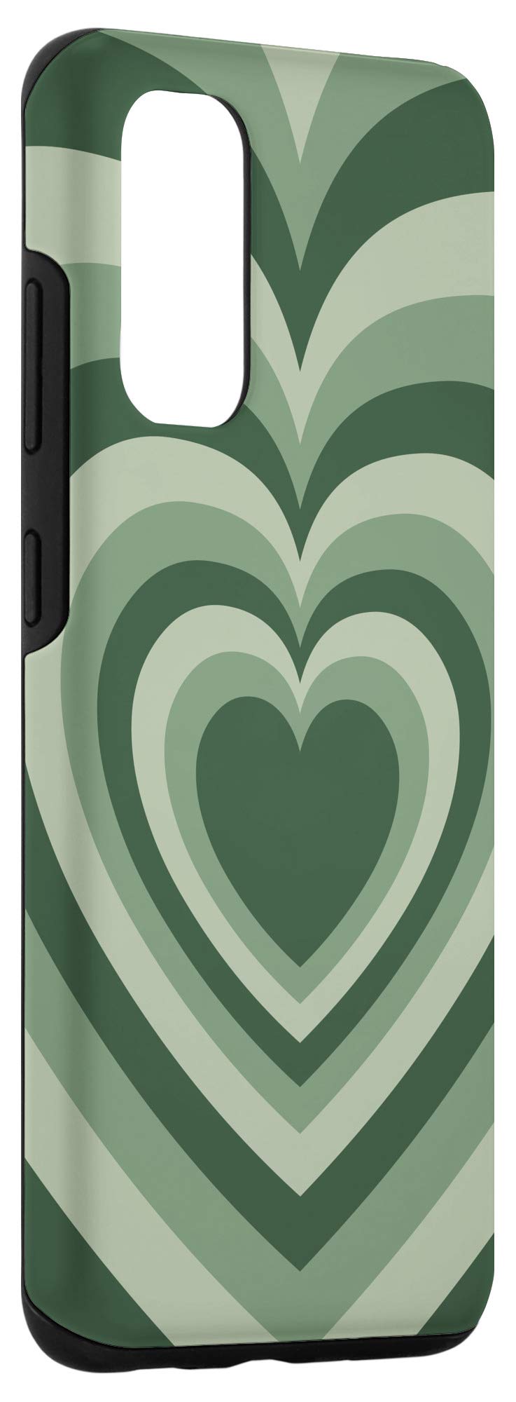 Galaxy S20 Case Sage Green Coffee Heart Latte Design - Perfect for Coffee Lovers & Galaxy S20 Protection - Great for Daily Use, Work, and Travel