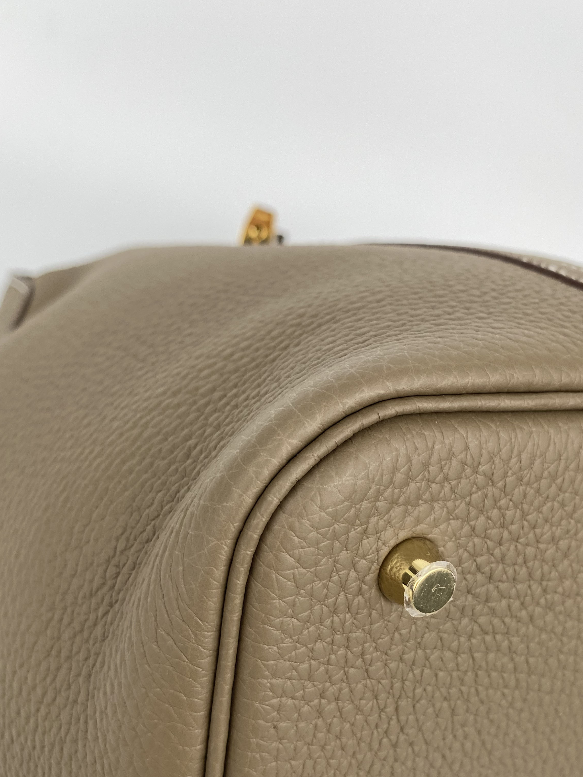 Authentic Hermes Picotin Lock 22 Handbag in Etoupe - Luxury Tote Bag for Women, Perfect for Everyday Use, Work & Travel