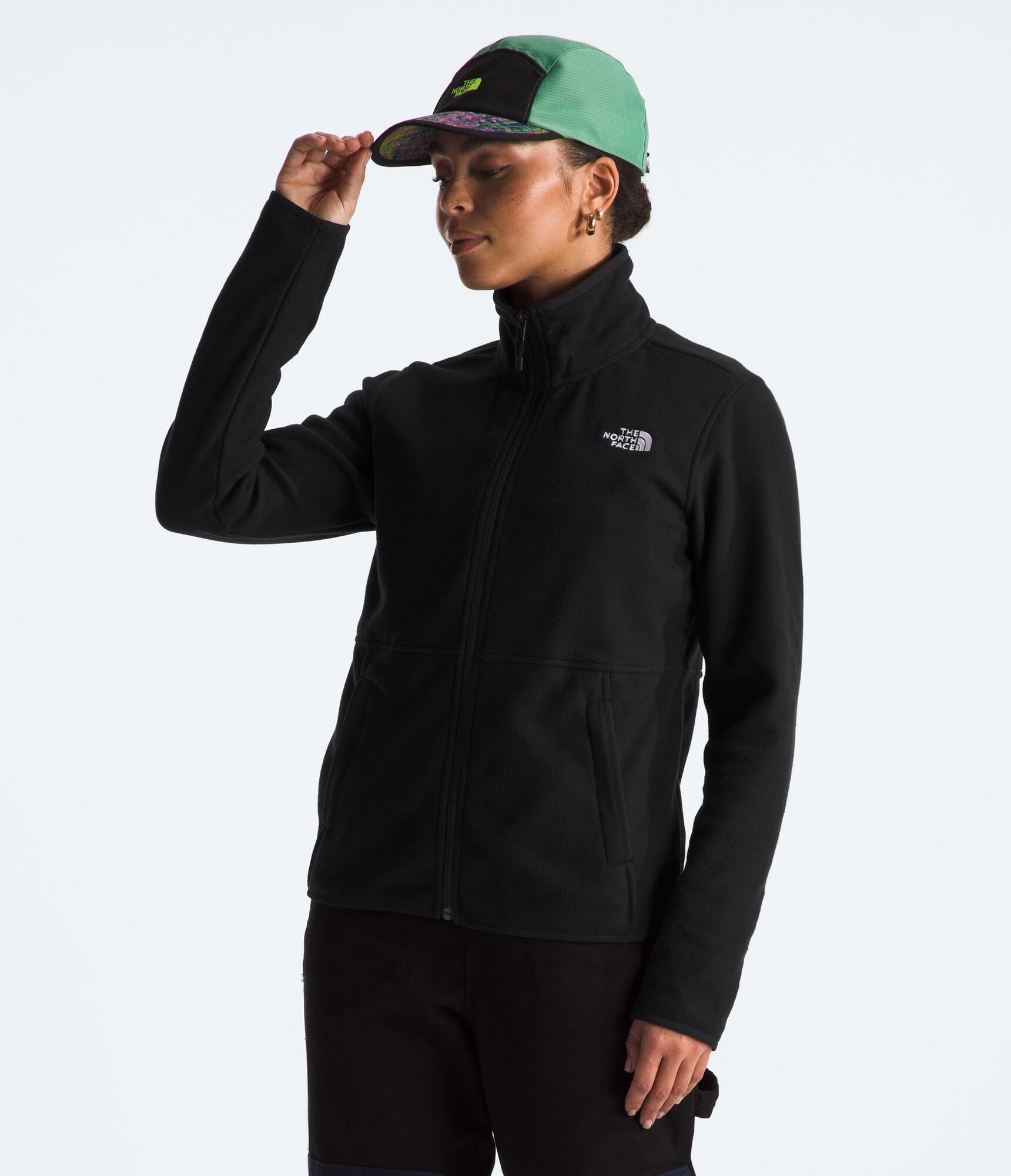 The North Face Women's Glacier Fleece Jacket - Warm Winter Fleece Pullover for Hiking, Camping & Outdoor Activities (Standard & Plus Sizes Available)