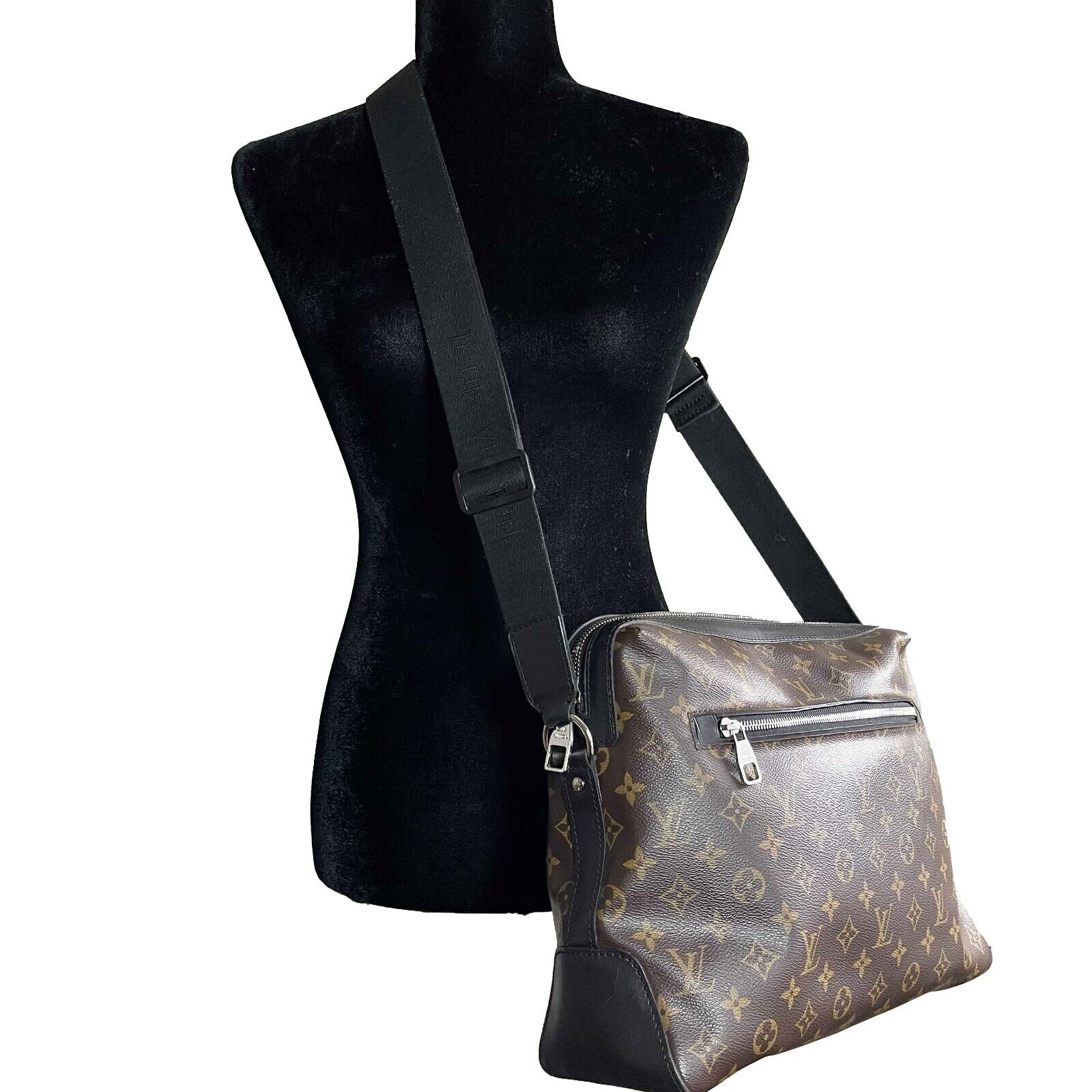 Louis Vuitton Monogram Macassar Torres Messenger Bag - Genuine Leather Crossbody Purse for Women, Perfect for Work, Travel & Everyday Use