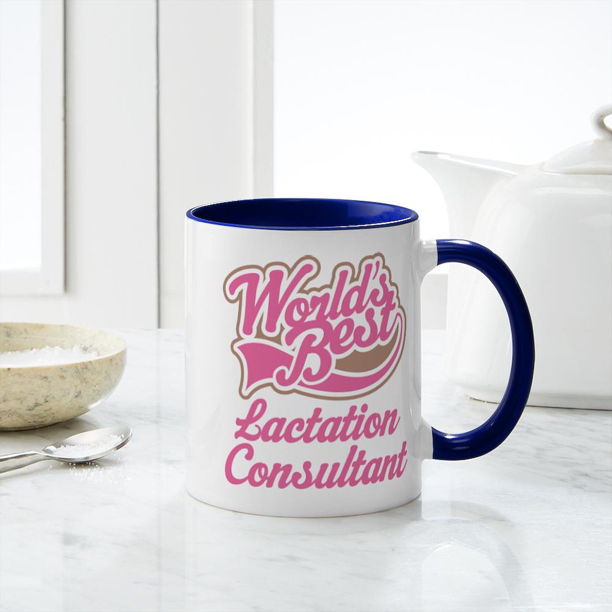 11 oz (325 ml) Ceramic Coffee Mug for Lactation Consultants - Perfect for Tea, Coffee & Office Use - Funny & Inspirational Gift for Breastfeeding Professionals