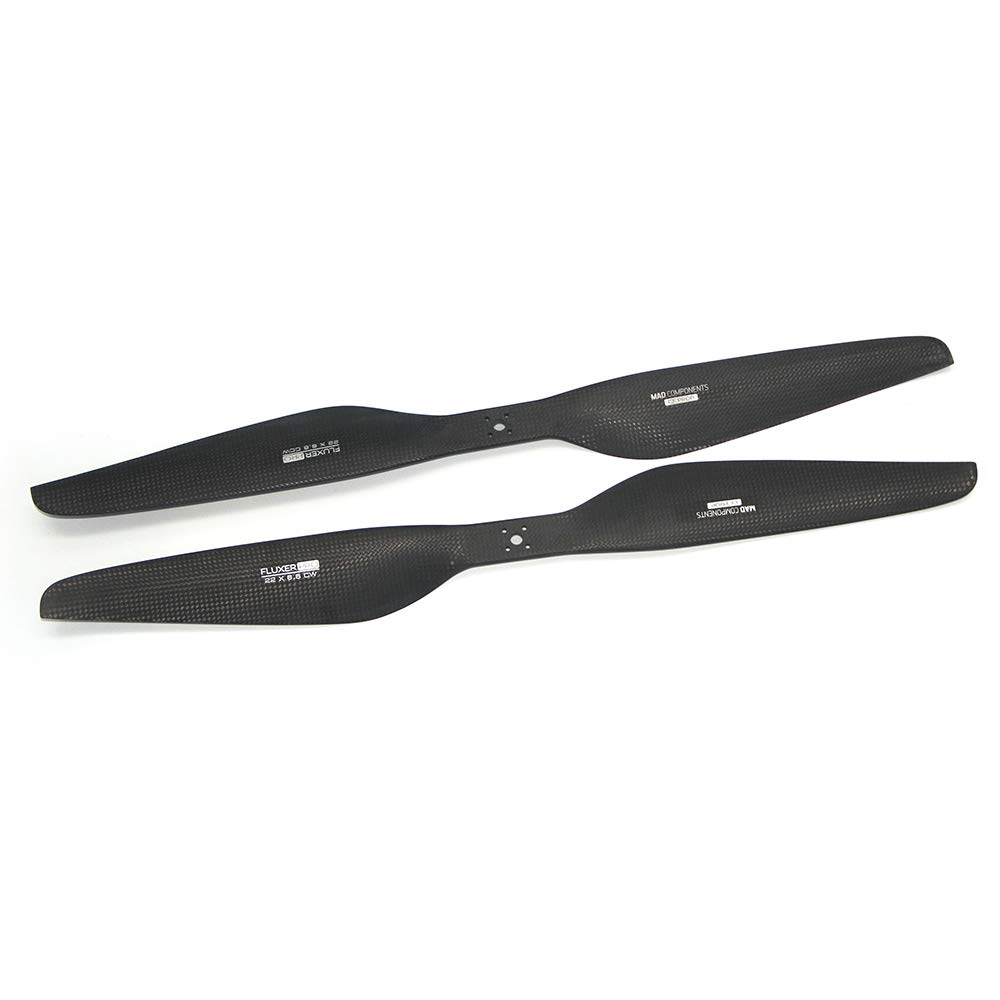 FLUXER Pro 26x7.8 Inch Carbon Fiber Propeller D10-D20 (M3X4) - High Performance RC Drone Propeller for Multirotor, Quadcopter, Hexacopter - Perfect for FPV Racing, Aerial Photography & DIY RC Hobby Projects