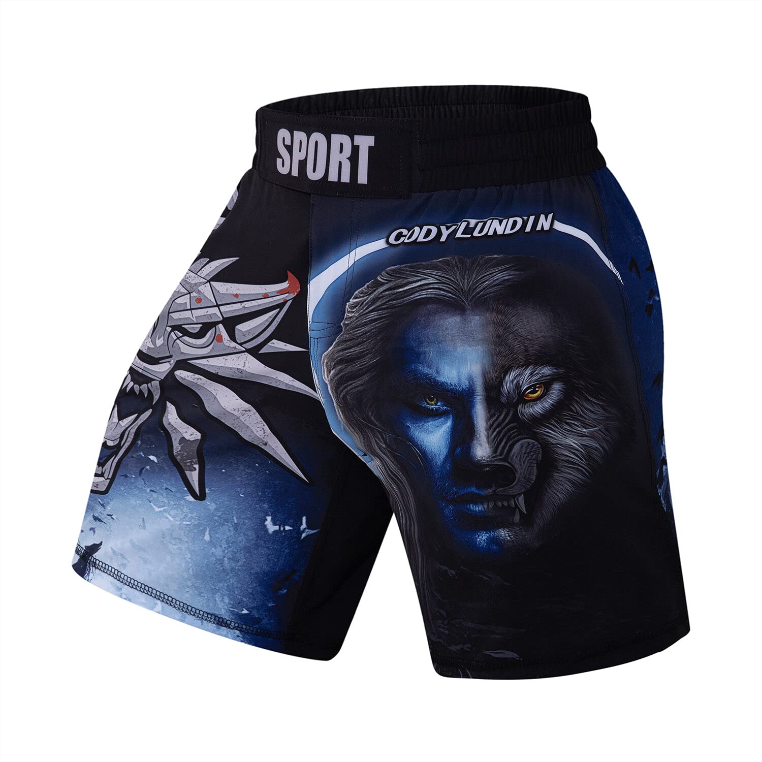 MMA Fight Shorts for Men - Breathable Sports Training Shorts & Boxing Pants | Perfect for MMA, Boxing, Gym Workouts & Martial Arts Training
