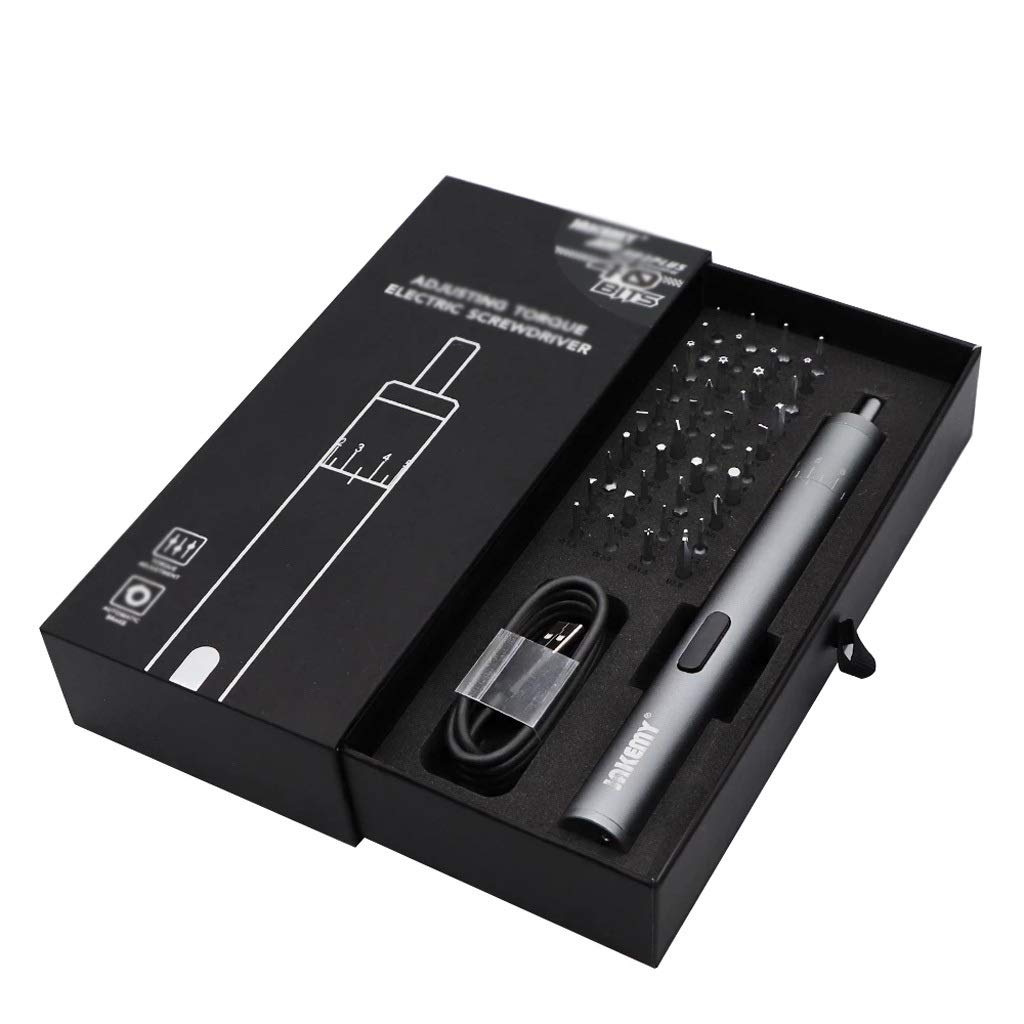 SPNEC Cordless Electric Screwdriver Set with LED Light - Precision JM-Y02 Kit for Phone, Camera & PC Repair | DIY Electronics, Home Improvement & Handyman Tools