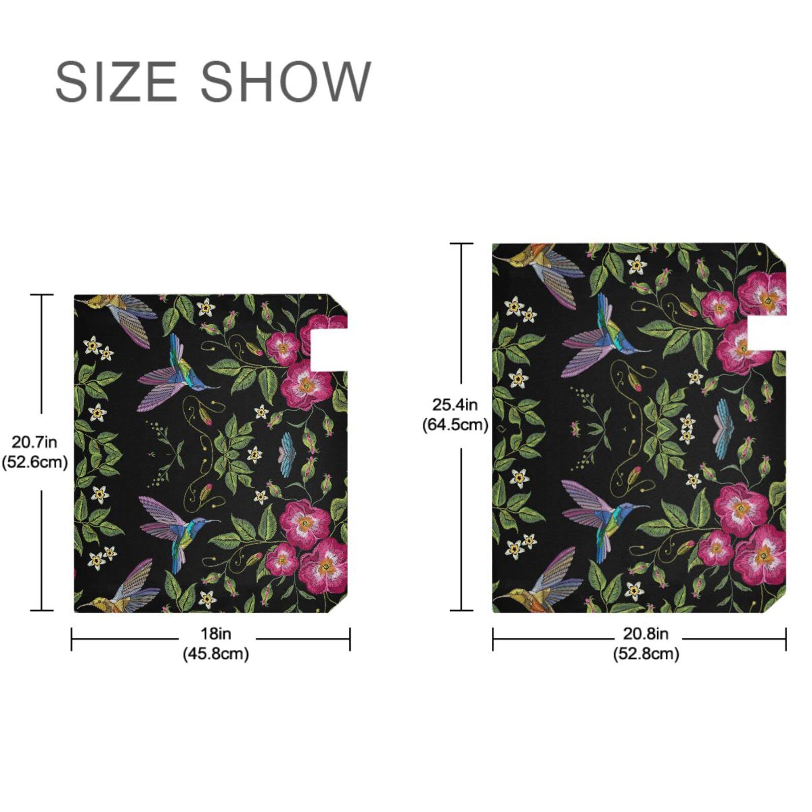 25.5 x 21 Inch Magnetic Mailbox Cover with Tropical Leaf & Hummingbird Design - Weatherproof Decorative Mail Wrap for Outdoor Mailbox Protection | Perfect for Home, Garden & Front Yard Decor