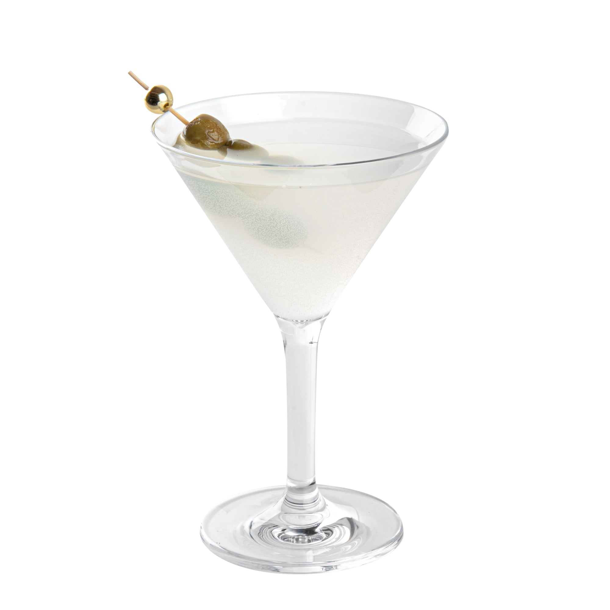 Bev Tek 10 oz Clear Polycarbonate Martini Glasses - Shatterproof Cocktail Glasses for Bars, Restaurants & Parties (Set of 24, 4.5