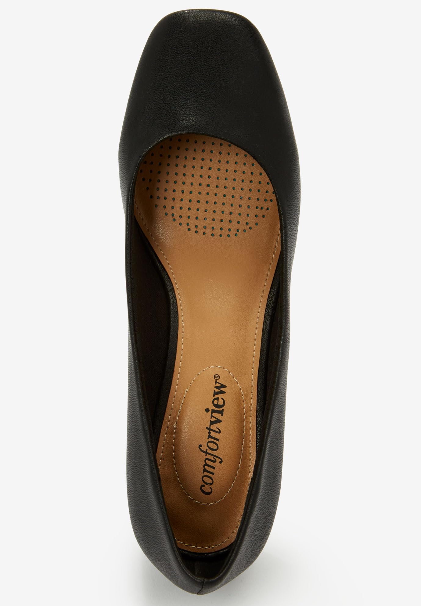 Comfortview Women's Wide Width The Marisol Pump - Comfortable Heels for Work, Office & Dressy Occasions