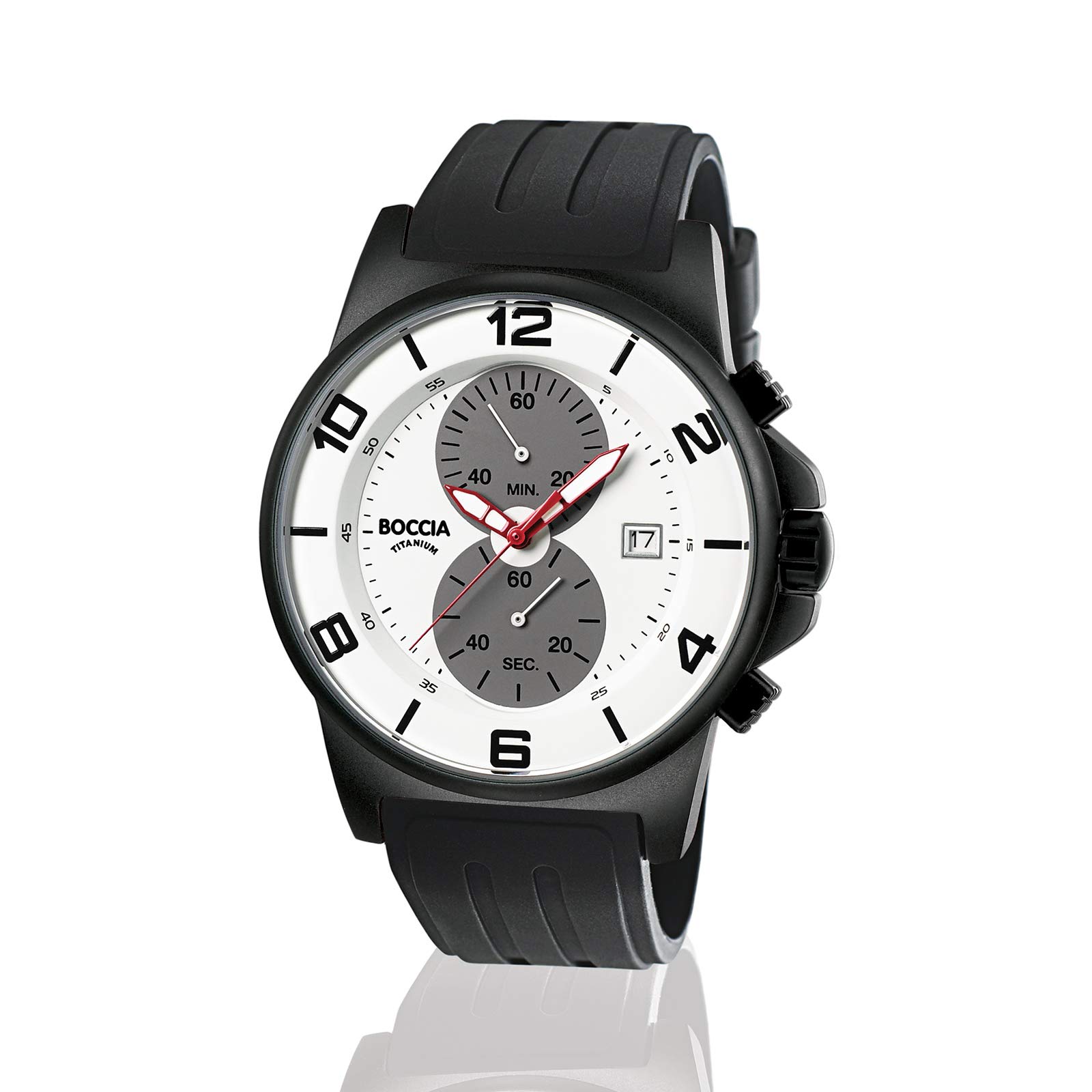 Boccia Titanium 3777-19 Men's Watch - Lightweight Durable Titanium Watch for Business, Casual & Outdoor Activities
