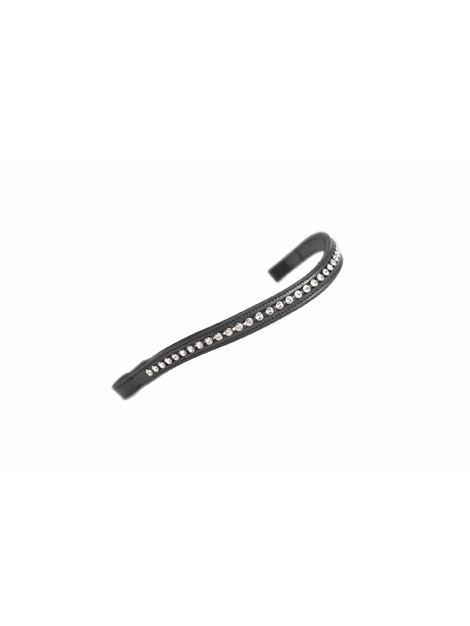 Velociti Gara Large Diamante Browband - Sparkling Crystal Horse Headband for Show Jumping & Dressage - Perfect for Equestrian Competitions & Riding Events
